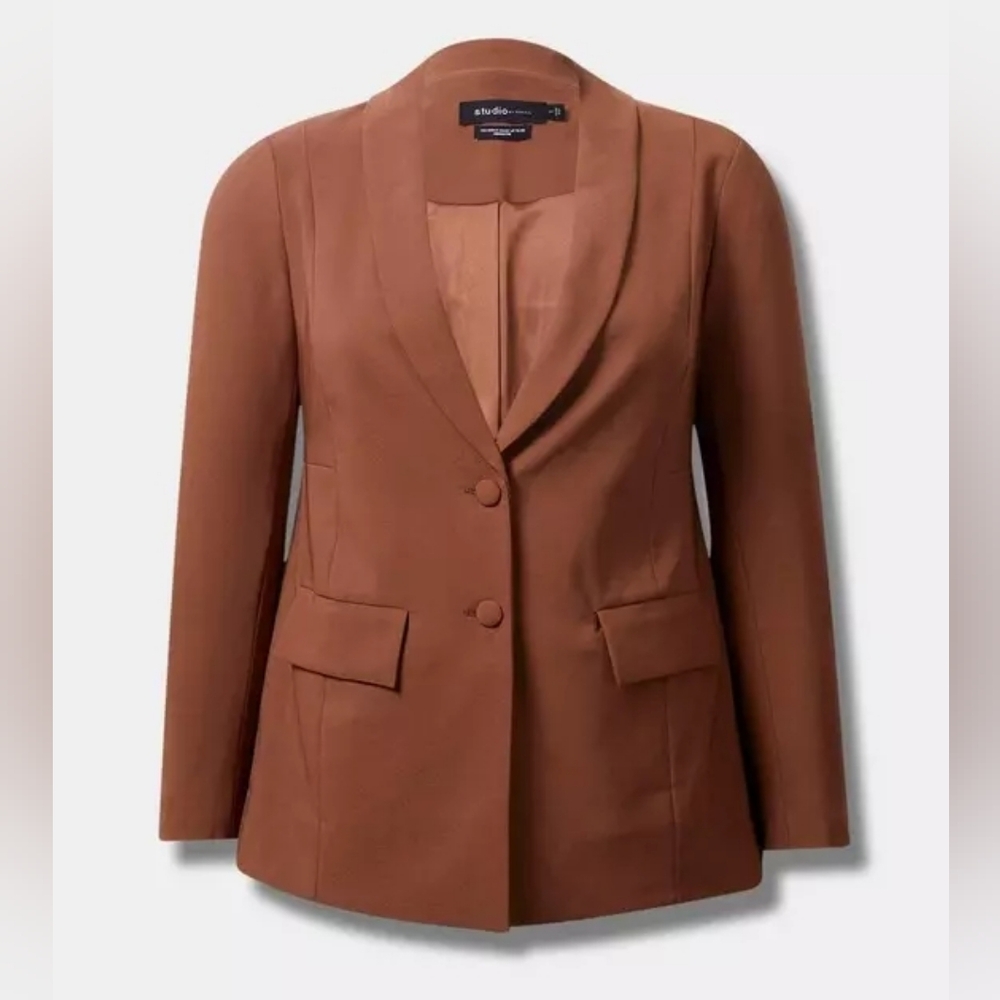 Torrid Soho Studio Refined Crepe Blazer - Size 3